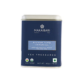 Makaibari Tea Treasures Silver Tips Imperial Oolong Tea - 50gm Tin Caddy, 1.7 Ounce | USDA Certified Premium Darjeeling Full Moon Loose Leaf Tea - Medium Caffeine Loose Leaves